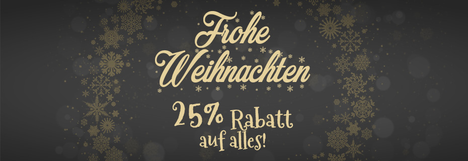 25% Rabatt!